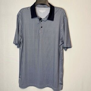Maelreg Tennis Golf Short Sleeve Polo Shirt Performance Large Stretch Blue